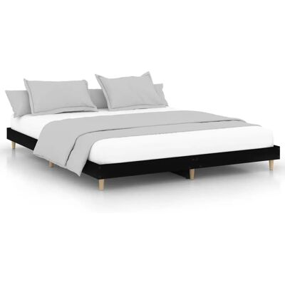 vidaXL Bed Frame Black 180x200 cm - Bed Frame vidaXL Bed Frame Black 180x200 cm - Bed Frame