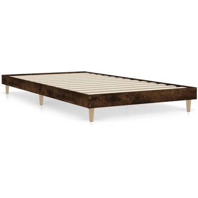 vidaXL 832066 Rauch Eichenbett - Bett Typ vidaXL 832066 Rauch Eichenbett - Bett Typ