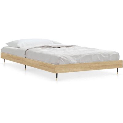 vidaXL Bettrahmen Sonoma Eiche - Langlebige Plattform - 100x200 cm vidaXL Bettrahmen Sonoma Eiche - Langlebige Plattform - 100x200 cm