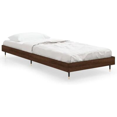vidaXL Bettgestell 75x190 cm - Bettgestell, Eichebraun vidaXL Bettgestell 75x190 cm - Bettgestell, Eichebraun