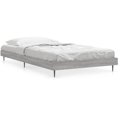 vidaXL Bettgestell Grau Sonoma 90x200 cm - Bettgestell vidaXL Bettgestell Grau Sonoma 90x200 cm - Bettgestell