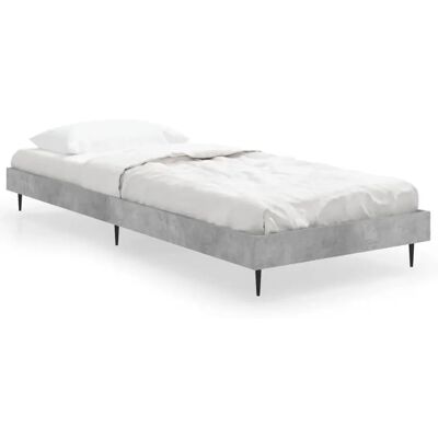 vidaXL 832305 Sängram - Betongharmaa - Sängestomme vidaXL 832305 Sängram - Betongharmaa - Sängestomme