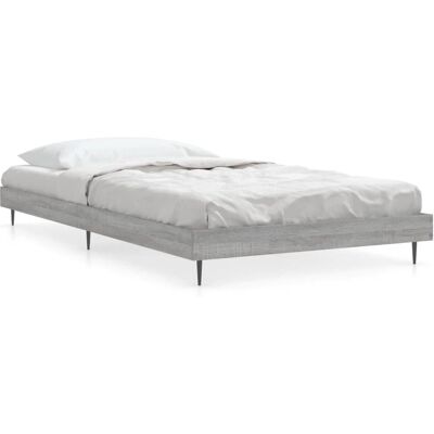 vidaXL Harmaa Sonoma Sänkykehys - Tuki 90x190 cm - Moderni & Kestävä vidaXL Harmaa Sonoma Sänkykehys - Tuki 90x190 cm - Moderni & Kestävä
