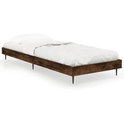 vidaXL 832314 Rauch Eichen Bettgestell - Bettgestell vidaXL 832314 Rauch Eichen Bettgestell - Bettgestell