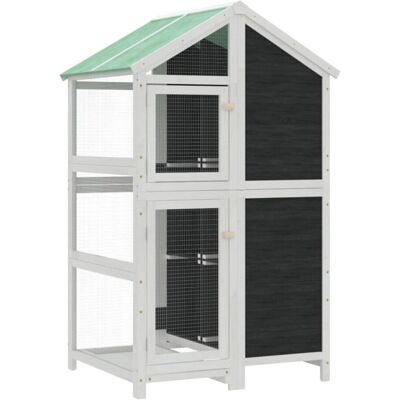 vidaXL Domek dla Ptaków z Sosny 97x81x152 cm - Domek dla Ptaków vidaXL Domek dla Ptaków z Sosny 97x81x152 cm - Domek dla Ptaków