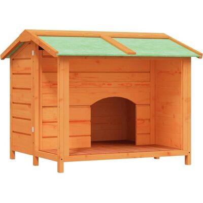 vidaXL Drewniana buda dla psa - Dom dla zwierząt - Klata dla psa - 96x87x80.5cm vidaXL Drewniana buda dla psa - Dom dla zwierząt - Klata dla psa - 96x87x80.5cm