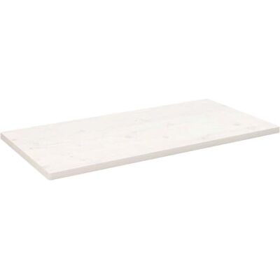 vidaXL Weißes Kiefernholz Tischplatte - 110x55 cm - Tischplatte vidaXL Weißes Kiefernholz Tischplatte - 110x55 cm - Tischplatte
