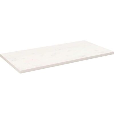 vidaXL Plateau de table rectangulaire blanc - Plateau, 110x60cm vidaXL Plateau de table rectangulaire blanc - Plateau, 110x60cm