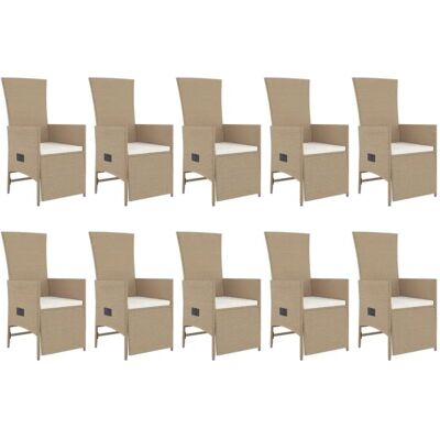 MAISONCHIC Modell - Modulares Gartentisch- und Stuhlset - Beige MAISONCHIC Modell - Modulares Gartentisch- und Stuhlset - Beige
