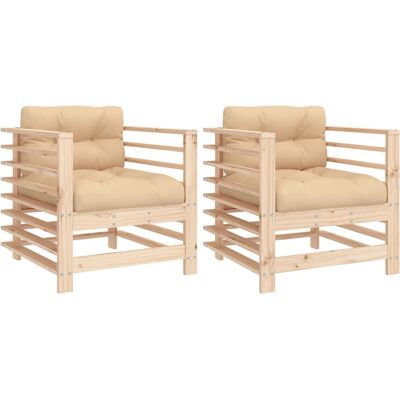 vidaXL 825674 Gartenbank Natur Kiefer - Gartenbank vidaXL 825674 Gartenbank Natur Kiefer - Gartenbank