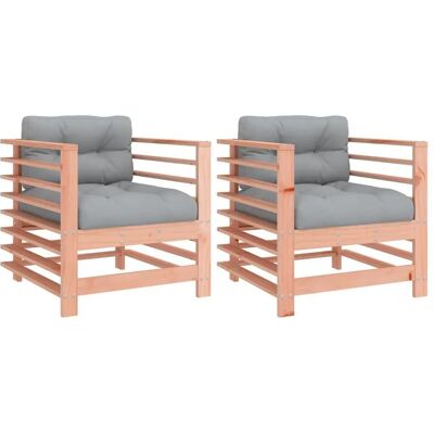 vidaXL Gartenbank Natur Douglas Holz - Gartenbank vidaXL Gartenbank Natur Douglas Holz - Gartenbank
