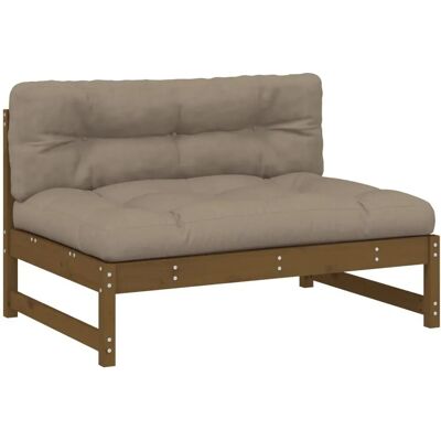 vidaXL Ławka ogrodowa - Drewno sosnowe lite 120x80 cm - Meble ogrodowe vidaXL Ławka ogrodowa - Drewno sosnowe lite 120x80 cm - Meble ogrodowe