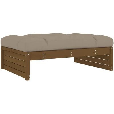 vidaXL Gartenhocker Honigbraun 120x80 cm Massivholz Kiefer - Gartenhocker vidaXL Gartenhocker Honigbraun 120x80 cm Massivholz Kiefer - Gartenhocker