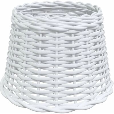 vidaXL Biały rattanowy klosz sufitowy 30x20cm vidaXL Biały rattanowy klosz sufitowy 30x20cm