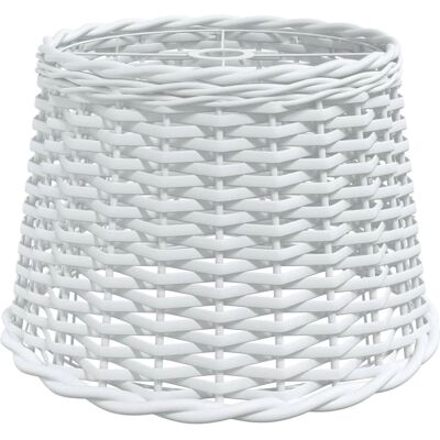 vidaXL Biały rattanowy abażur sufitowy - Lampa sufitowa - Lampa wisząca vidaXL Biały rattanowy abażur sufitowy - Lampa sufitowa - Lampa wisząca
