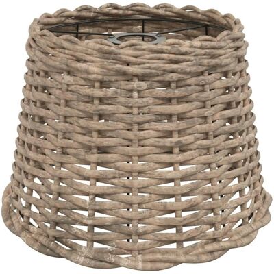 vidaXL Brązowa 30x20 cm Rattanowa lampa sufitowa - Lampa wisząca vidaXL Brązowa 30x20 cm Rattanowa lampa sufitowa - Lampa wisząca
