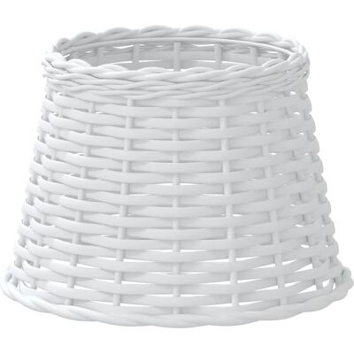 vidaXL Biały 25x17cm Rattanowy Abazur - Abazur vidaXL Biały 25x17cm Rattanowy Abazur - Abazur