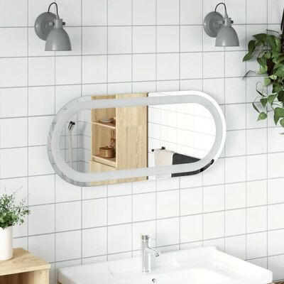 vidaXL 70x30 cm LED lustro łazienkowe - Lustro ścienne z LED vidaXL 70x30 cm LED lustro łazienkowe - Lustro ścienne z LED