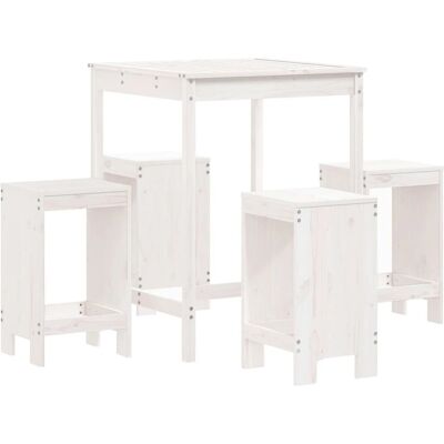 vidaXL 3157740 Gartenmöbel Set - Außenbar Tisch & 4 Hocker vidaXL 3157740 Gartenmöbel Set - Außenbar Tisch & 4 Hocker