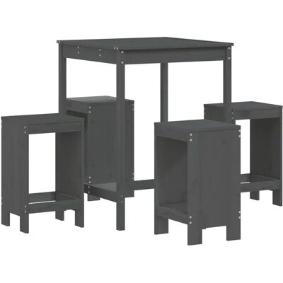 vidaXL Gartentisch- und Hocker-Set - 5-teilig vidaXL Gartentisch- und Hocker-Set - 5-teilig