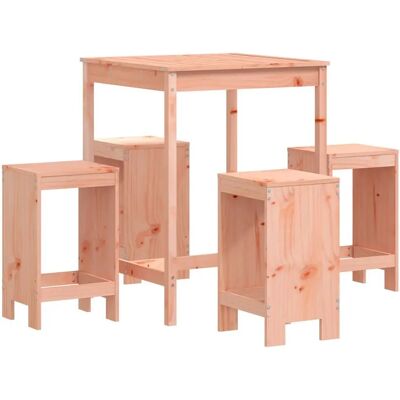 vidaXL 3157744 Natürliches Douglas-Garten-Bar-Set - Outdoormöbel vidaXL 3157744 Natürliches Douglas-Garten-Bar-Set - Outdoormöbel