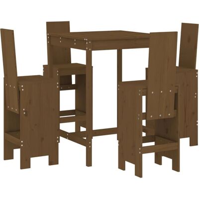 vidaXL Gartenmöbel-Set - Kiefernholz - Bar Set vidaXL Gartenmöbel-Set - Kiefernholz - Bar Set