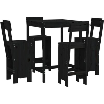 vidaXL Gartentisch und Barhocker-Set - 5 Stück vidaXL Gartentisch und Barhocker-Set - 5 Stück