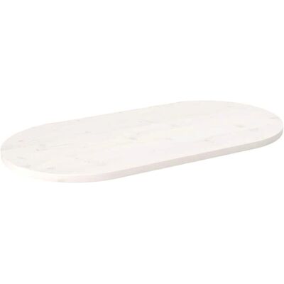 vidaXL Plateau de Table Ovale Blanc 90x45x2.5 cm - Plateau - Publicité vidaXL Plateau de Table Ovale Blanc 90x45x2.5 cm - Plateau - Publicité