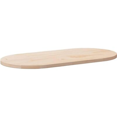 vidaXL Ovaler Tischplatte - 100x50x2,5 cm - Braun vidaXL Ovaler Tischplatte - 100x50x2,5 cm - Braun