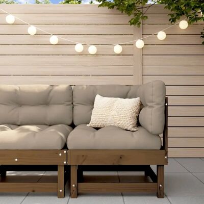 vidaXL Honigbrauner Kiefer Ecksofa - Gartengartenmöbel vidaXL Honigbrauner Kiefer Ecksofa - Gartengartenmöbel