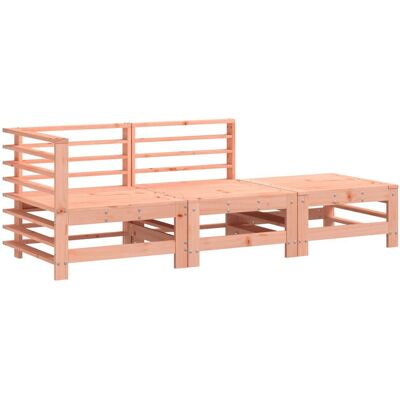 VidaXL Gartentisch aus Holz - Lounge-Set, 3-teilig, Douglas-Holz VidaXL Gartentisch aus Holz - Lounge-Set, 3-teilig, Douglas-Holz