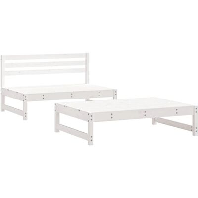 vidaXL Gartenbank Weißes Kiefer - Lounge-Set vidaXL Gartenbank Weißes Kiefer - Lounge-Set