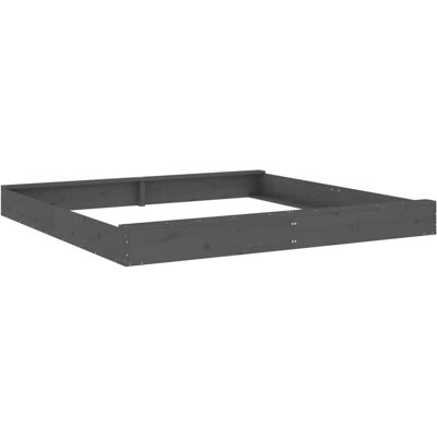 vidaXL Sandbox with Seats Grey - Sandbox vidaXL Sandbox with Seats Grey - Sandbox