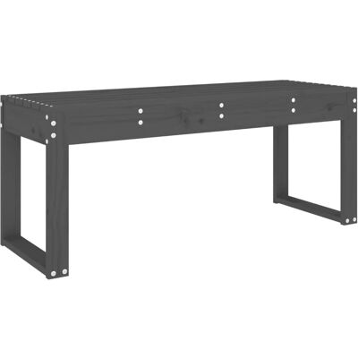 vidaXL 825095 Gartentisch Grau Kiefer 110x38x45cm - Gartenbank vidaXL 825095 Gartentisch Grau Kiefer 110x38x45cm - Gartenbank