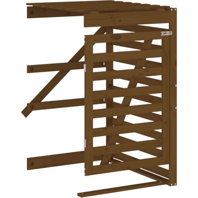 vidaXL Boîte de rangement pour poubelle en pin miel - Extensión en bois - Publicité vidaXL Boîte de rangement pour poubelle en pin miel - Extensión en bois - Publicité