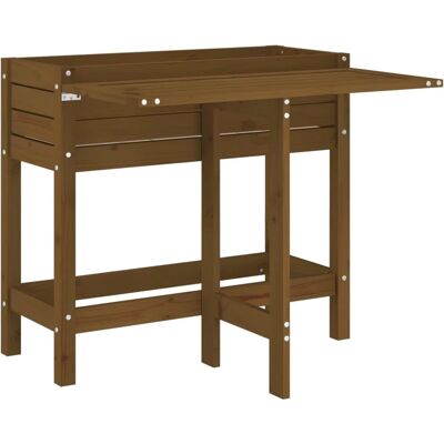 vidaXL Gartentopf mit Klappbarem Tisch - Garten Blumentopf vidaXL Gartentopf mit Klappbarem Tisch - Garten Blumentopf