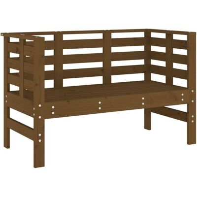 vidaXL Honigbraune Gartenbank 111,5x53x71 cm Massivholz Kiefer - Gartenbank vidaXL Honigbraune Gartenbank 111,5x53x71 cm Massivholz Kiefer - Gartenbank