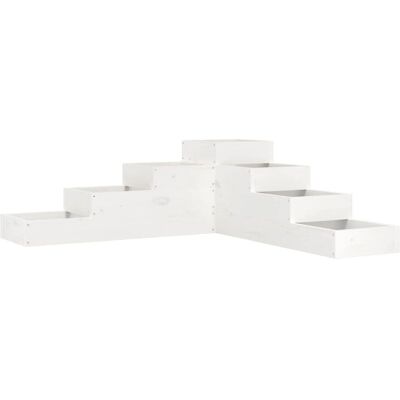 vidaXL Haveplanter i massiv fyr 4 etager 106x104,5x36cm vidaXL Haveplanter i massiv fyr 4 etager 106x104,5x36cm