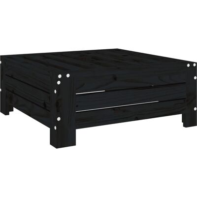 vidaXL Sonnenschirmständer Abdeckung Schwarz Massivholz Kiefer vidaXL Sonnenschirmständer Abdeckung Schwarz Massivholz Kiefer