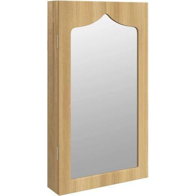 vidaXL Schmuckschrank mit Spiegel Wandmontage - Schmuckaufbewahrung vidaXL Schmuckschrank mit Spiegel Wandmontage - Schmuckaufbewahrung