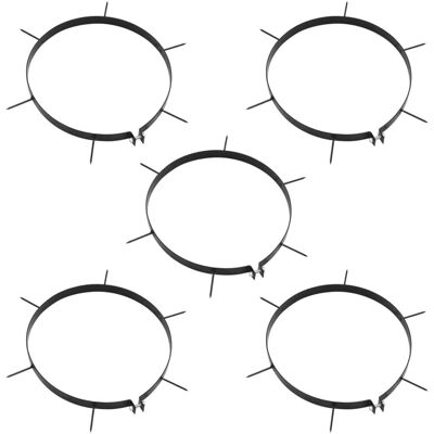 Clips pour aérateur de pelouse vidaXL - 5 pcs avec piques en fer Clips pour aérateur de pelouse vidaXL - 5 pcs avec piques en fer