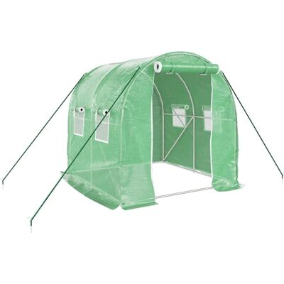 Serre walk-in vidaXL avec cadre en acier - Serre Serre walk-in vidaXL avec cadre en acier - Serre