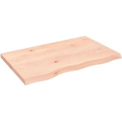 vidaXL Bruine Wandplank Eik - Wandplank, Drijvend, 80x50cm, Rustieke Stijl vidaXL Bruine Wandplank Eik - Wandplank, Drijvend, 80x50cm, Rustieke Stijl