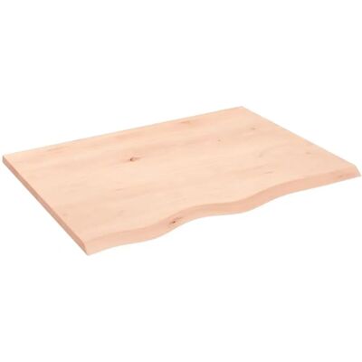 vidaXL 80x60x2 cm Solid Oak Wall Shelf - Wall Shelf vidaXL 80x60x2 cm Solid Oak Wall Shelf - Wall Shelf