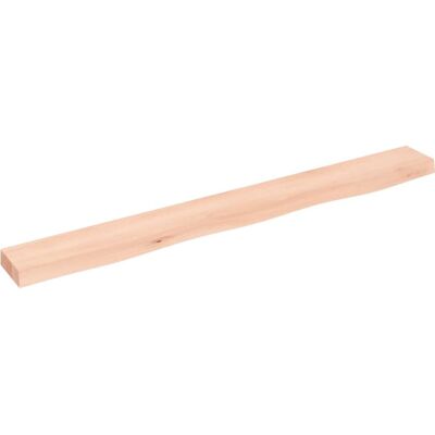 vidaXL Oak Wall Shelf - Rustic Style - 100x10x4 cm vidaXL Oak Wall Shelf - Rustic Style - 100x10x4 cm