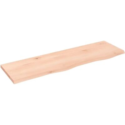 vidaXL Brown Wooden Floating Wall Shelf 100x30x2 cm - Wall Shelf vidaXL Brown Wooden Floating Wall Shelf 100x30x2 cm - Wall Shelf