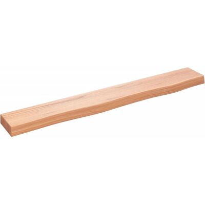 vidaXL Półka na ścianę z dębu - Jasnobrązowa - 80x10x4 cm - Półka vidaXL Półka na ścianę z dębu - Jasnobrązowa - 80x10x4 cm - Półka