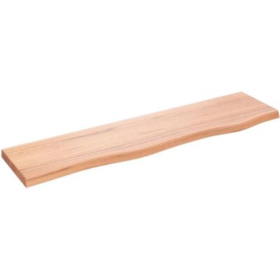 vidaXL Wall Shelf Light Brown 80x20x2 cm Solid Wood Oak - Wall Shelf vidaXL Wall Shelf Light Brown 80x20x2 cm Solid Wood Oak - Wall Shelf