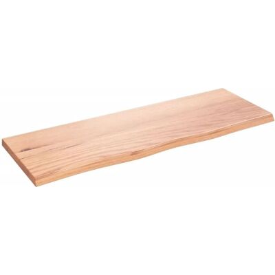 vidaXL Wall Shelf Light Brown 80x30x2 cm Treated Solid Wood Oak - Wall Shelf vidaXL Wall Shelf Light Brown 80x30x2 cm Treated Solid Wood Oak - Wall Shelf