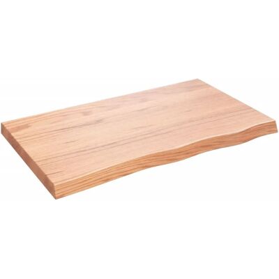 vidaXL Plank Eik Bruin - Wandplank, 100x60cm, Massief Hout vidaXL Plank Eik Bruin - Wandplank, 100x60cm, Massief Hout